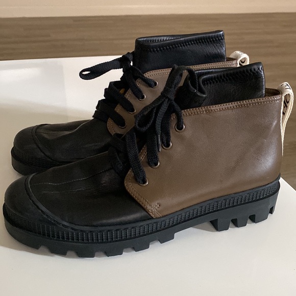 Leather Loewe combat boots - Picture 3 of 7